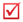 checkmark